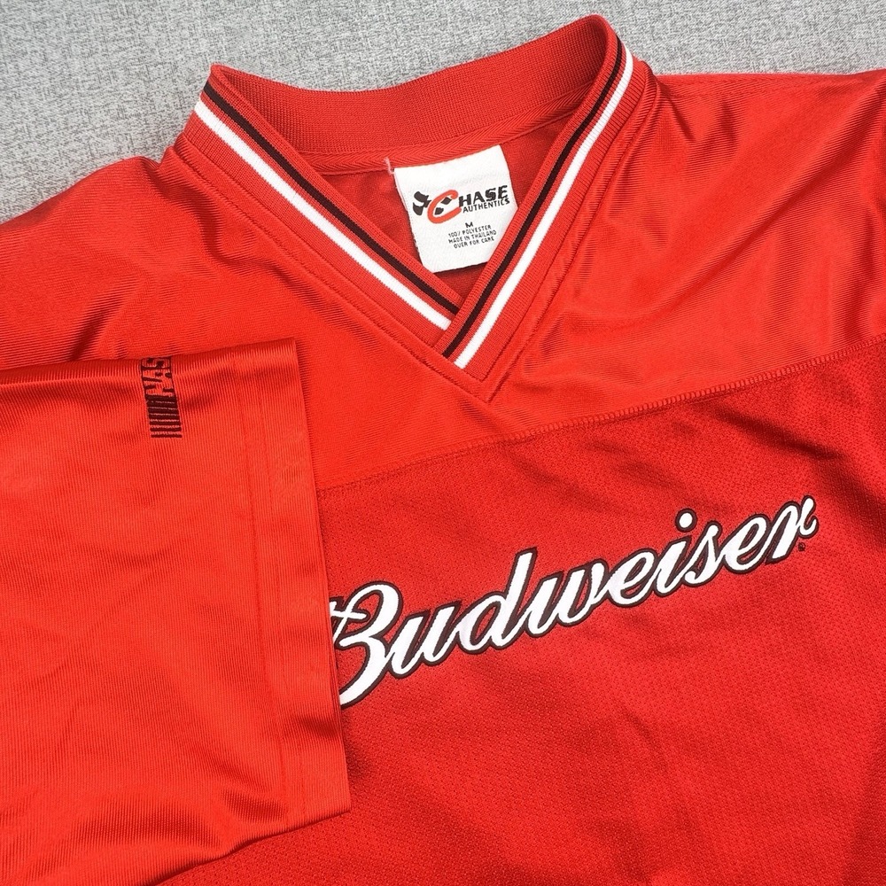 Dale Earnhardt Jr #8 Jersey-Style Shirt NASCAR Red White Black Chase Brand M